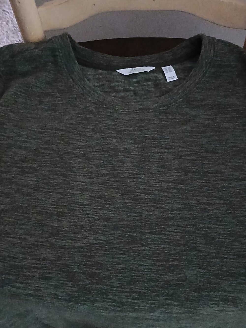 Denim & Co. Active Heathered Fleece Top w/Side Zippers